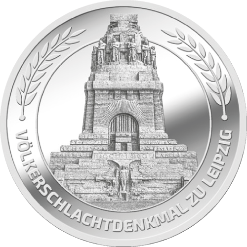Silber-Sachsentaler Völkerschlachtdenkmal